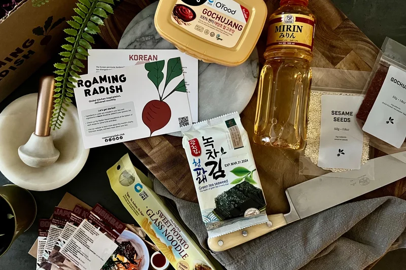 Image of Global Kitchen Inspiration Meal Kit Box • Roaming Radish