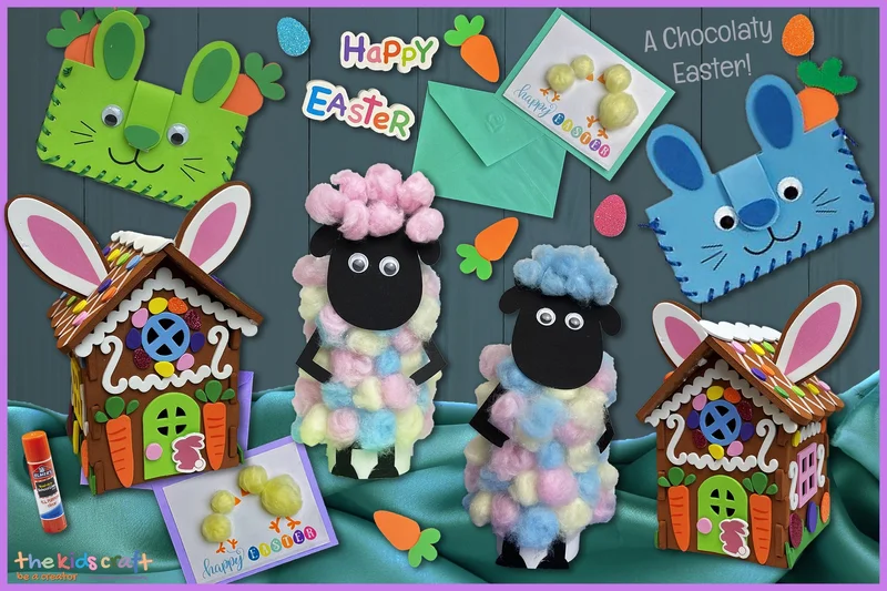 Image of DIY Kids Arts & Crafts Activity Box (Ages 3-9). Perfect Gift for Little Crafters! (Delivered Monthly), Creative Gifts