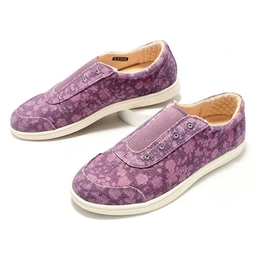 Revitalign Orthotic Canvas Slip-Ons - Santa Margarita Bloom