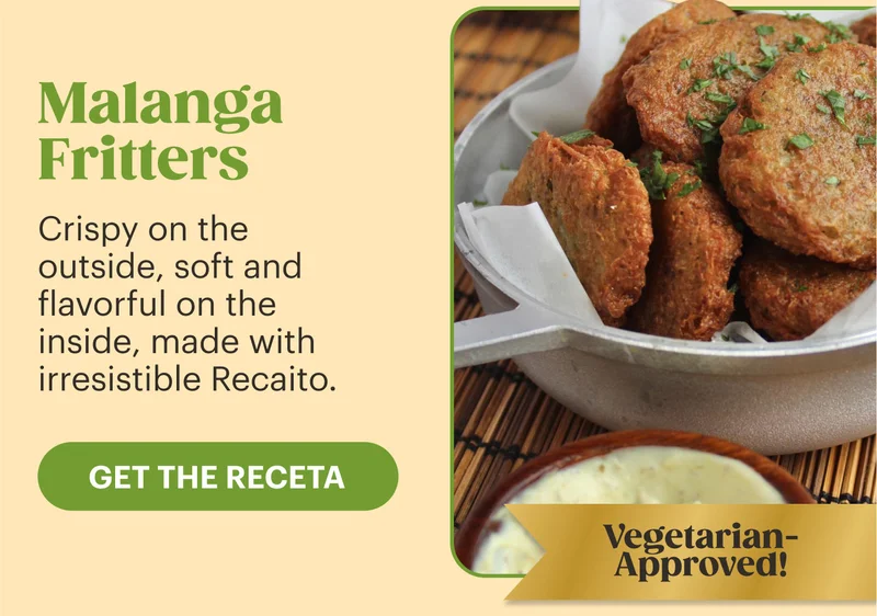 Malanga Fritters  Crispy on the outside, soft and flavorful on the inside, made with irresistible Recaito.