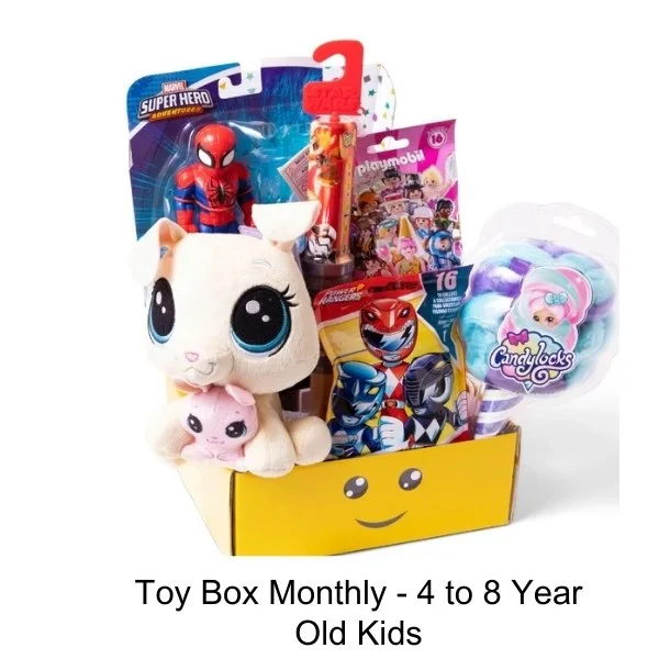 Toy Box Monthly - 4 to 8 Year Old Kids