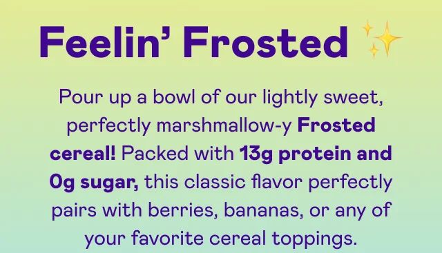 Feelin' Frosted