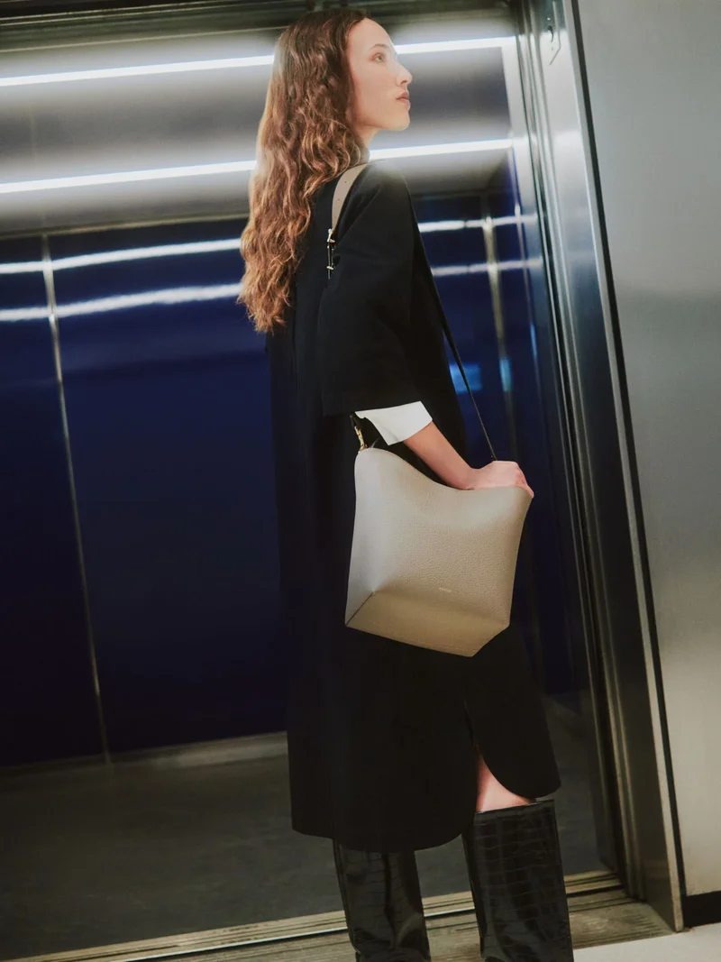 Linea Bucket Bag Stone