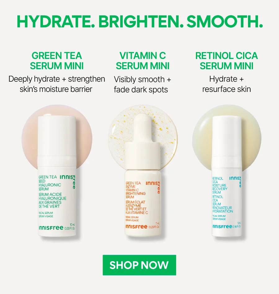 FREE 3 SERUM MINIS WITH ORDERS $65+