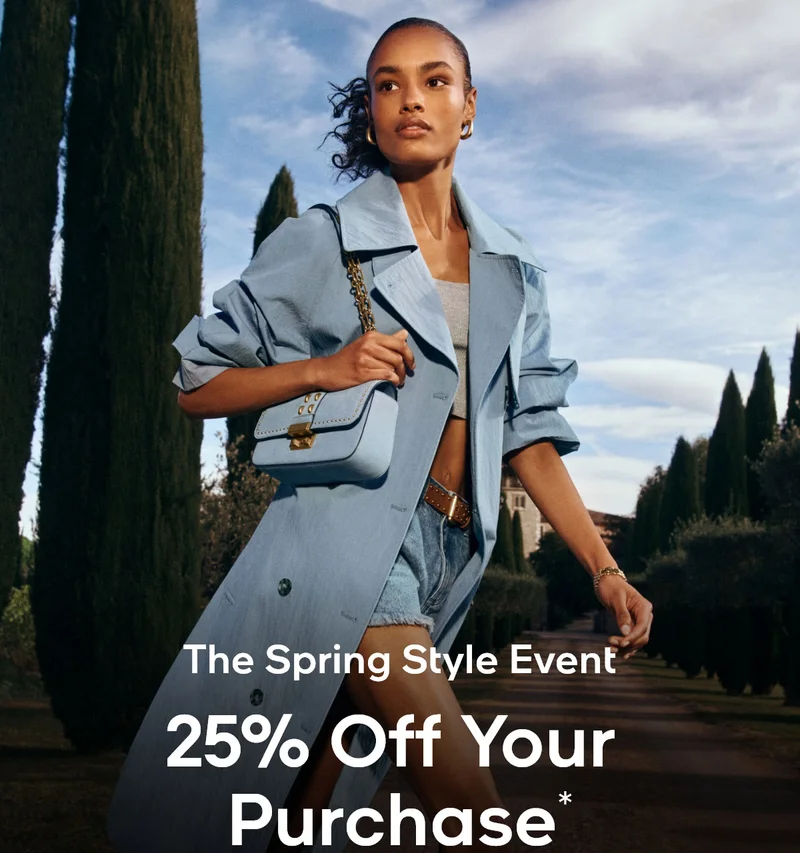 The Spring Style Event  25% Off Your Purchase*