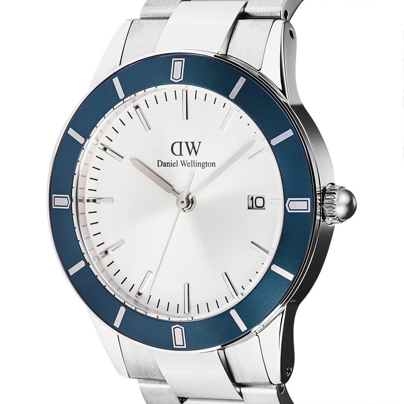 Iconic Paradigma Link Blue Bezel Silver