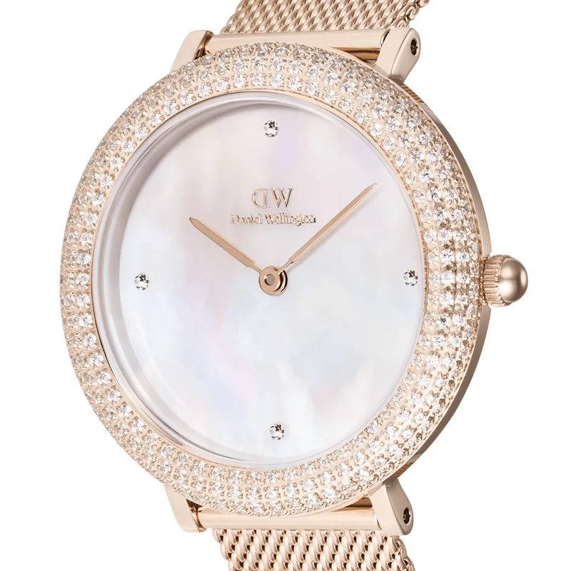 Crystalline Bezel Melrose Rose Gold