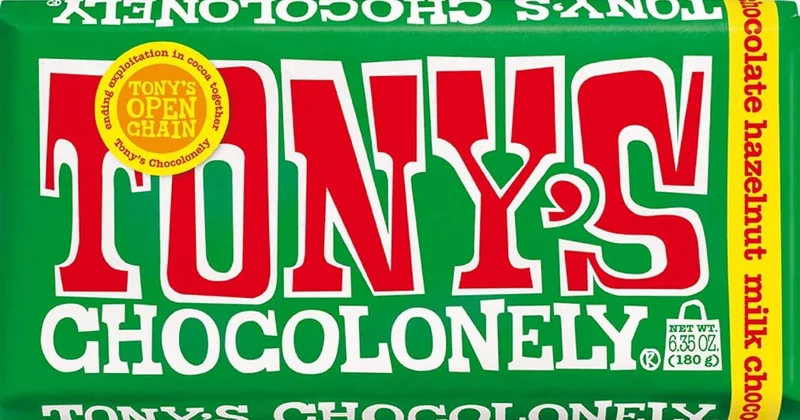 Image of Tony's Chocolonely Hazelnut Milk Chocolate Bar