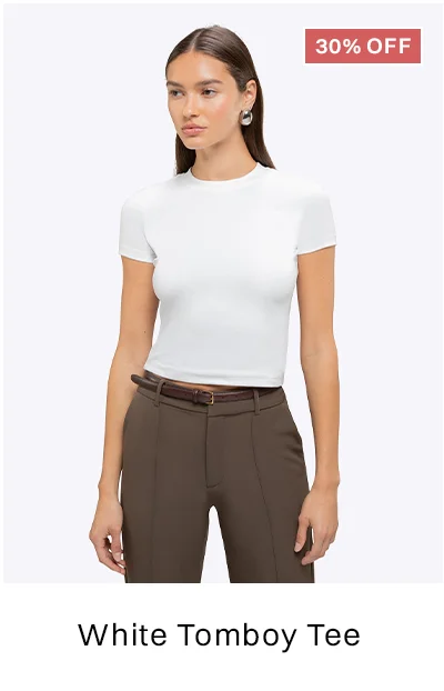 White Tomboy Tee