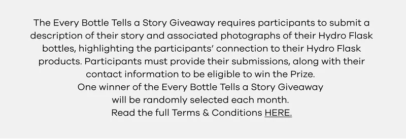Every Bottle Tells a Story Giveaway Terms