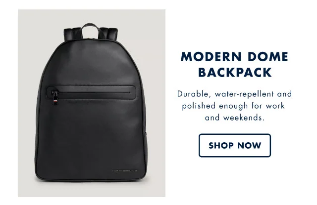 Modern dome backpack                                            Durable, water-repellant and polished enough for work and weekends.                                            Shop now
