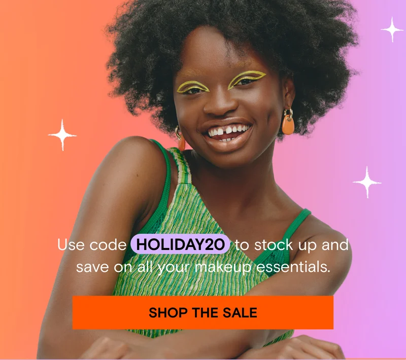 Use code discount code to stock up and save on all your makeup essentials. Shop the Sale.