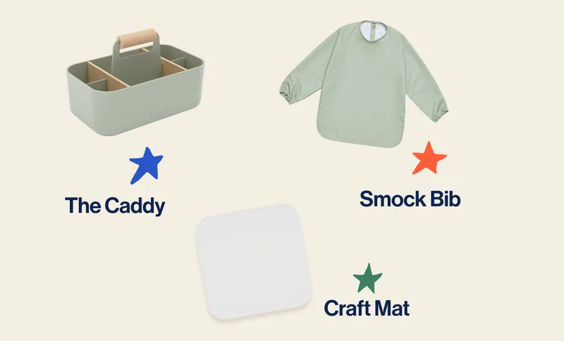 The Caddy, Smock Bib, Craft Mat