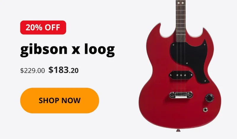 20% OFF - Gibson x Loog SG - SHOP NOW