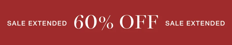 Sale extended. Get 60% off sitewide.