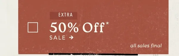 extra 50 off sale