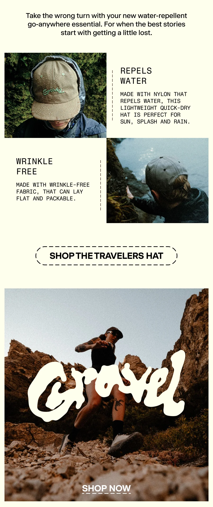 Gravel | Shop Travel Hats
