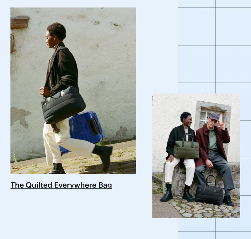 Shop The Quilted Everywhere Bag.