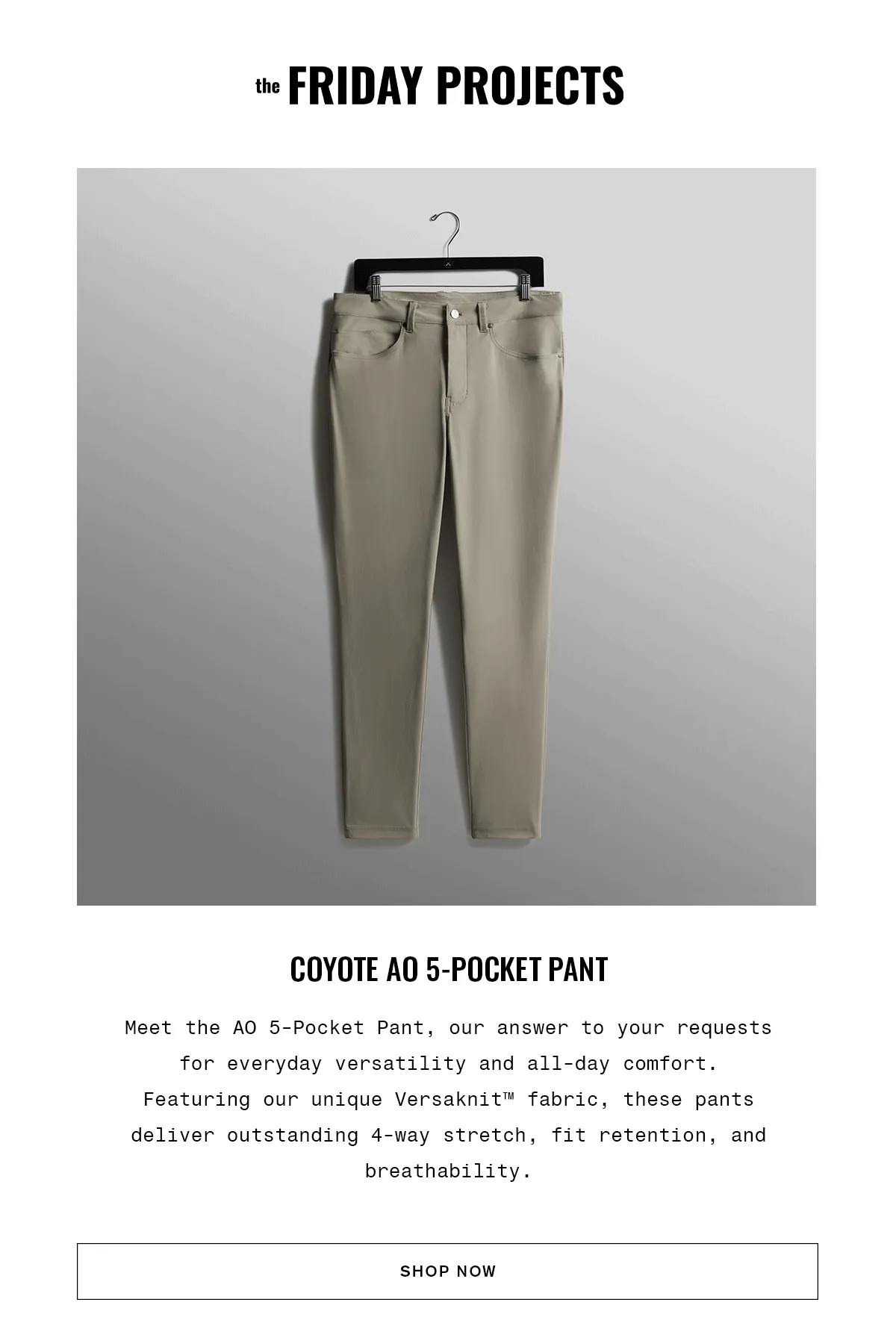 Coyote AO 5-Pocket Pant