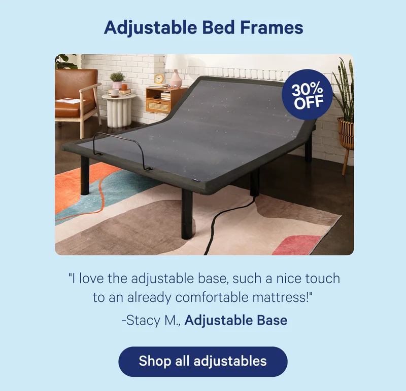 30% off Adjustable Bed Frames