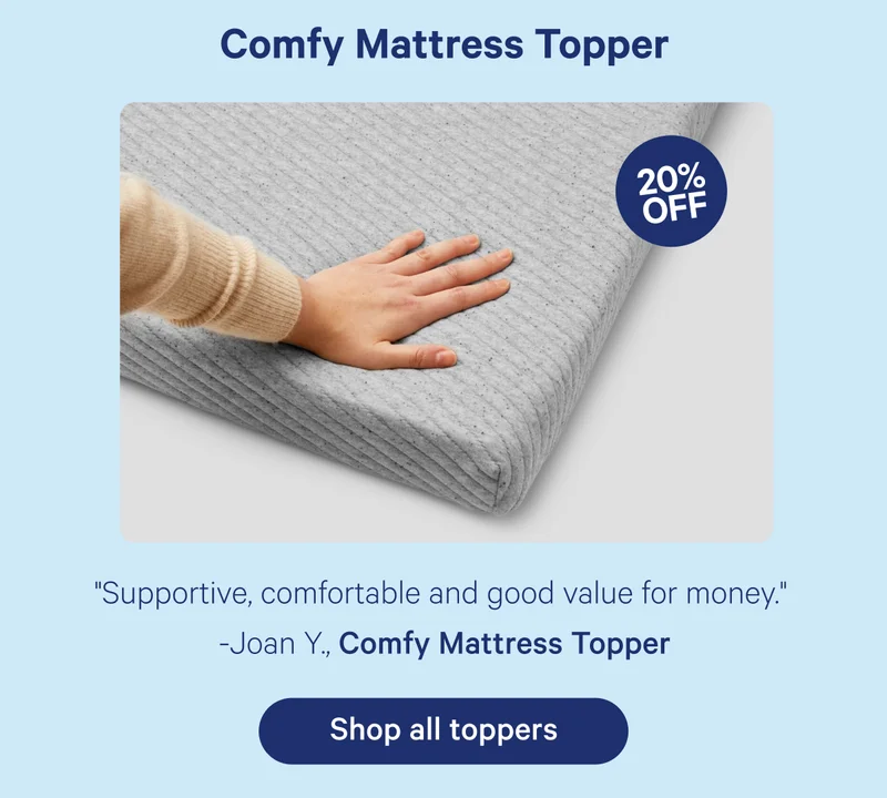 20% off Comfy Mattress Topper