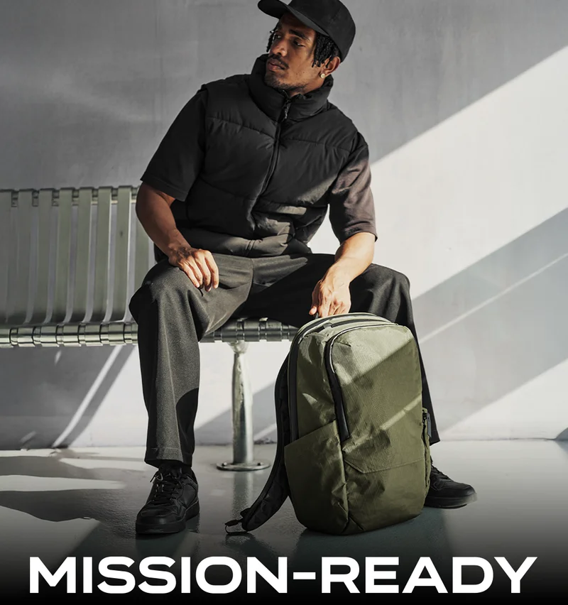 elements backpack pro v42 olive green header