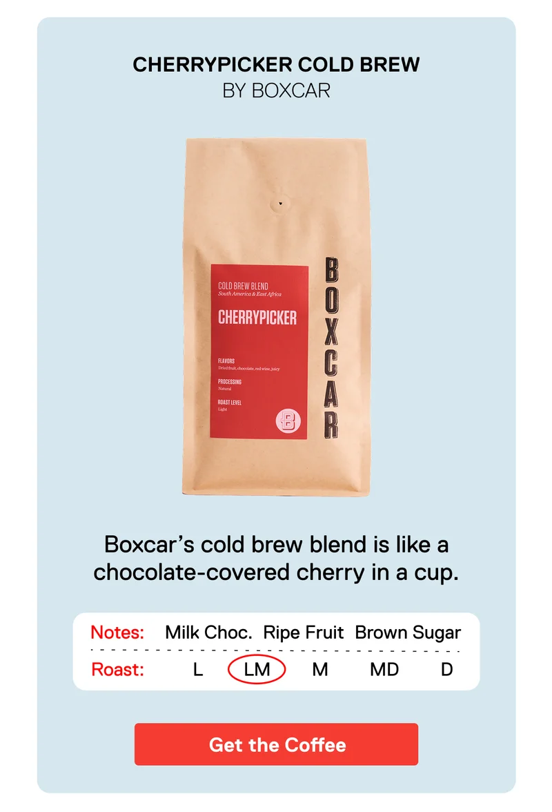 Cherrypicker Cold Brew by Boxcar