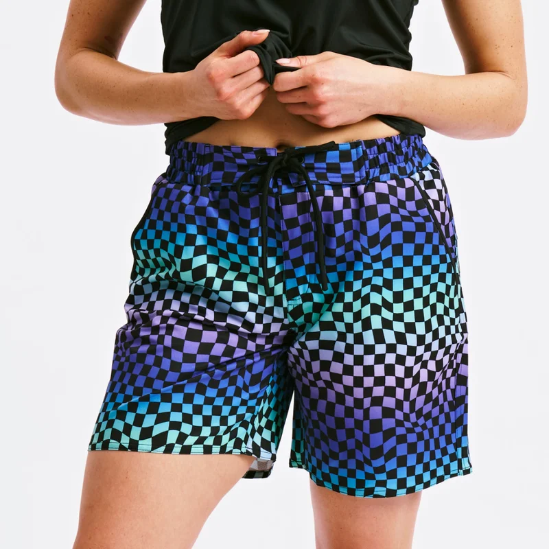 Image of Swim 7" Heritage Board Shorts - Checker Chaos