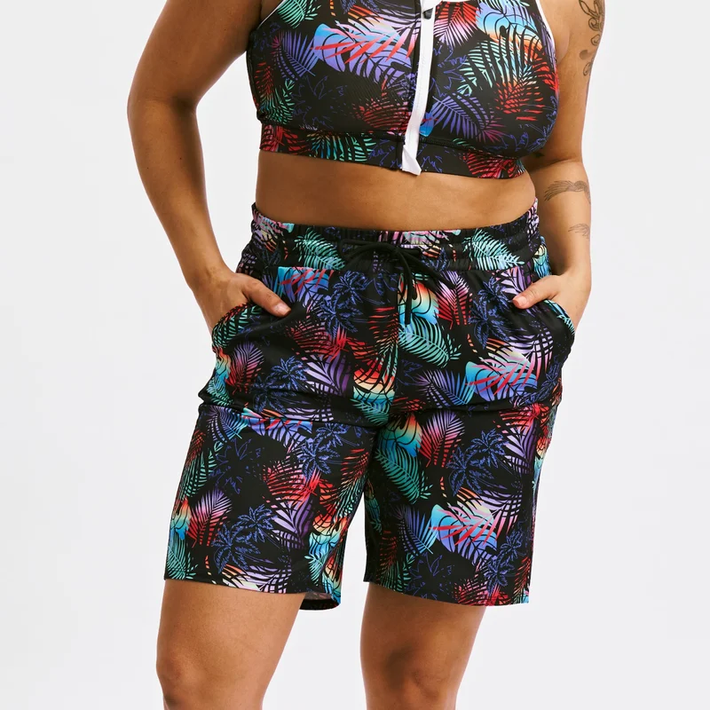 Image of Swim 9" Lined Board Shorts - Palm Dreams