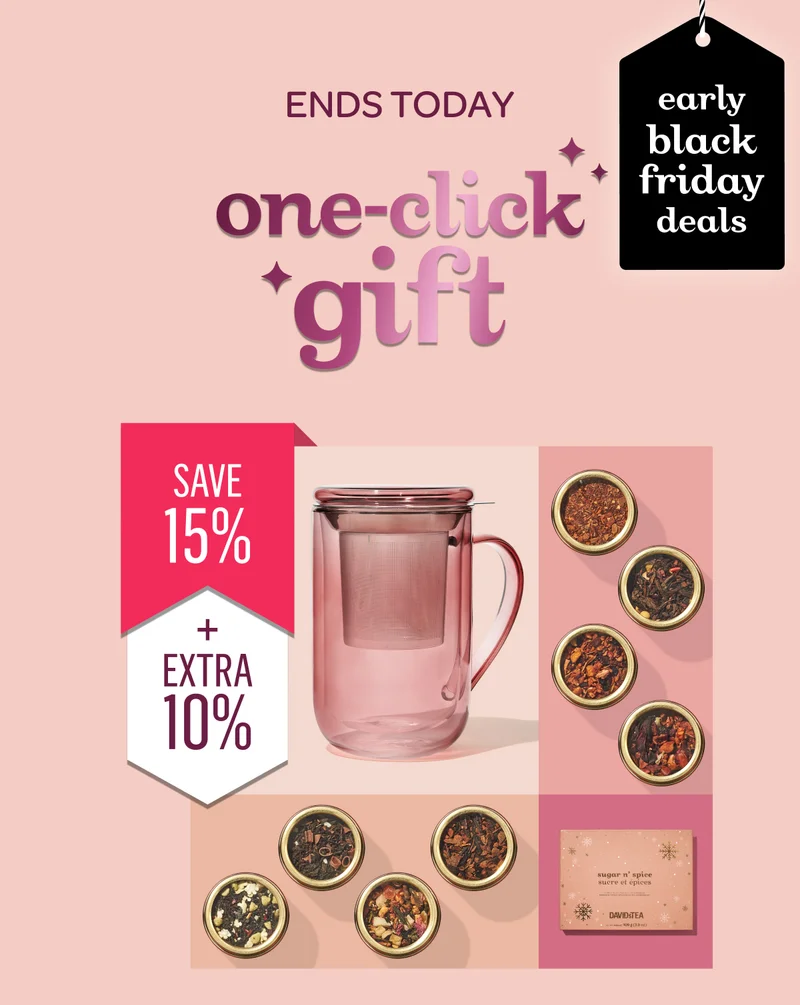 Today only - one-click gift - early black friday deals - Save 15%, + Extra 10%