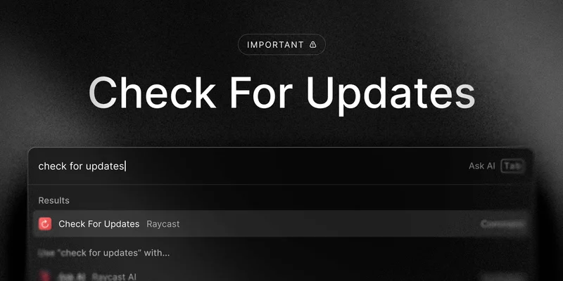 Update Raycast