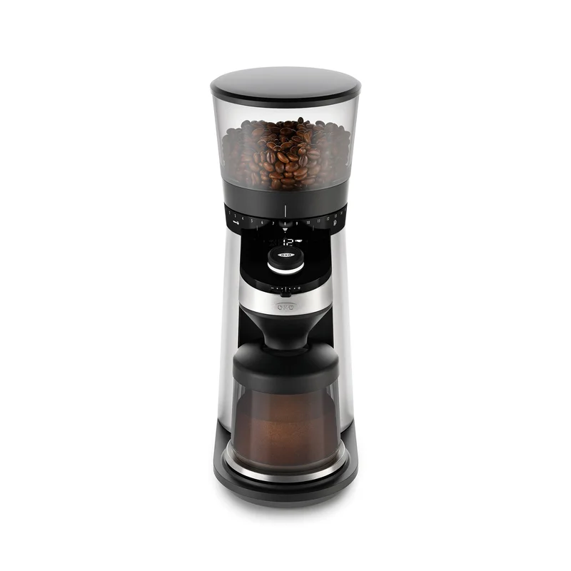 Image of Conical Burr Coffee Grinder with Integrated Scale