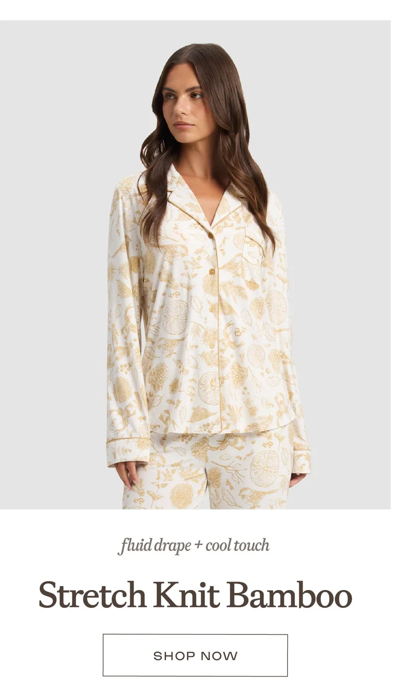 Stretch-Knit Bamboo - Shop Now Stretch-Knit Bamboo - Shop Now
