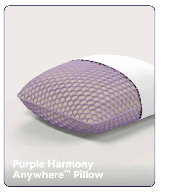 Purple Harmony Anywhere™ Pillow