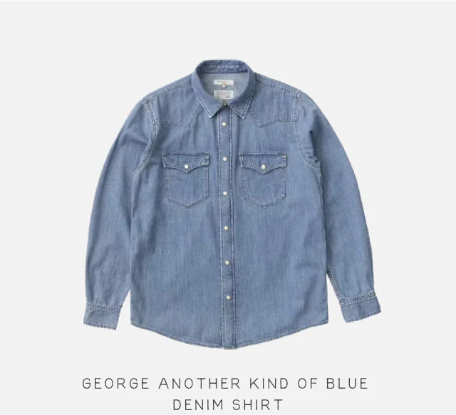 George Another Kind Of Blue Denim Shirt