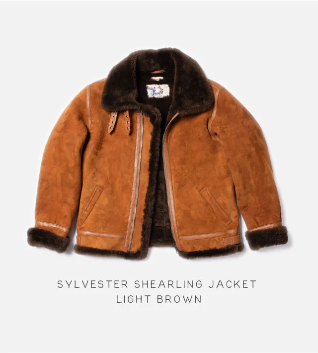 Sylvester Shearling Jacket Light Brown