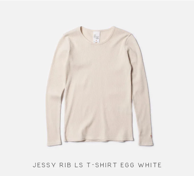 Jessy Rib LS T-Shirt Egg White