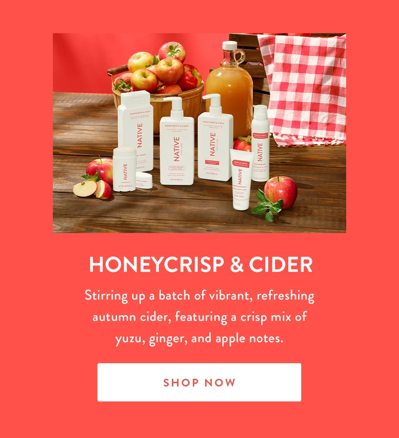 Honeycrisp & Cider | Stirring up a batch of vibrant, refreshing autumn cider, featuring a crisp mix of yuzu, ginger, and apple notes. | SHOP NOW