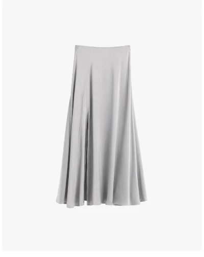 Washable Charmeuse Maxi Skirt