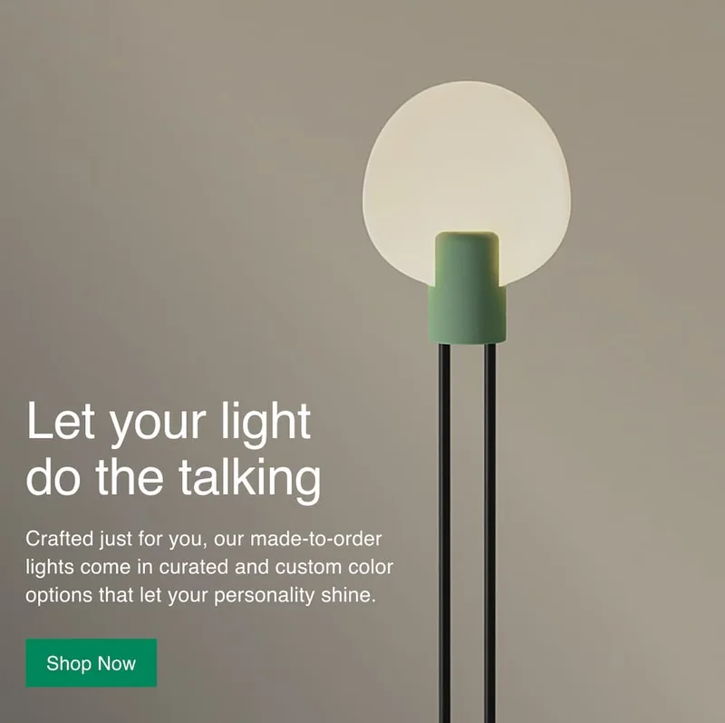Let your light do the talking