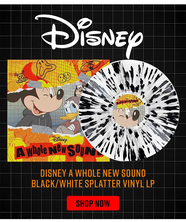 Disney A Whole New Sound Black-White Splatter Vinyl LP. Shop Now
