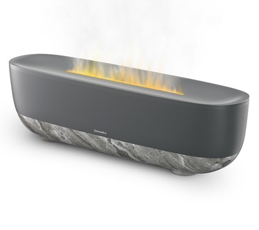 HoMedics Fireside Plus 0.47 Gal Top Fill Ultrasonic Humidifier