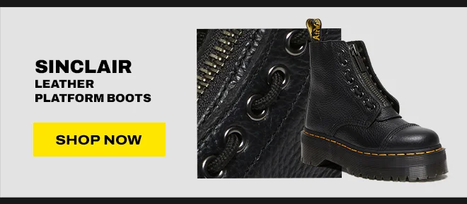 SINCLAIR LEATHER PLATFORM BOOTS