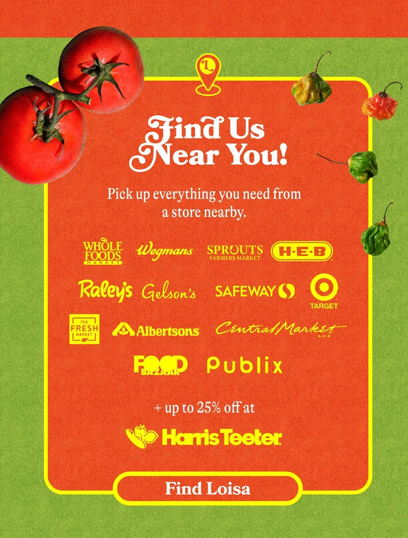 Find Us Near You! Pick up everything you need from a store nearby. FIND LOISA