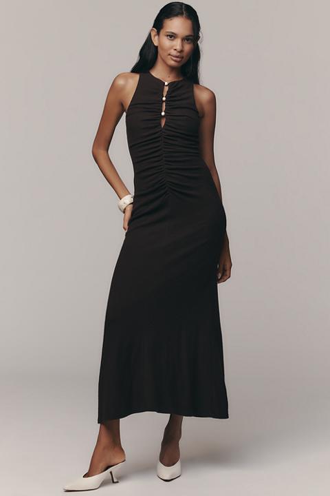 Shona Joy Beau Sleeveless Gathered Maxi Dress
