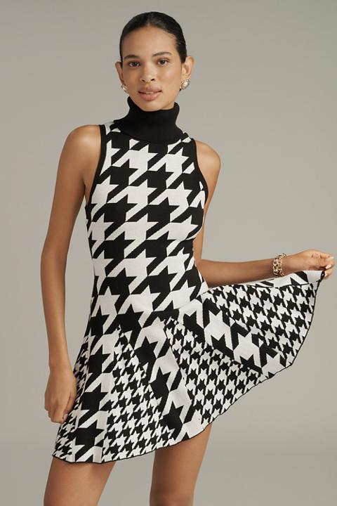 Rachel Antonoff Gillian Sleeveless Turtleneck Mini Dress