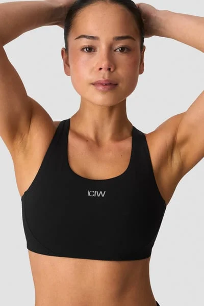 Image of Mirage Cardio Mid Support Bra Black