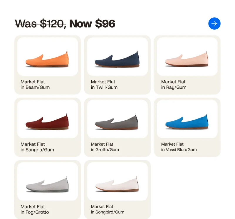 Was $130, Now $96