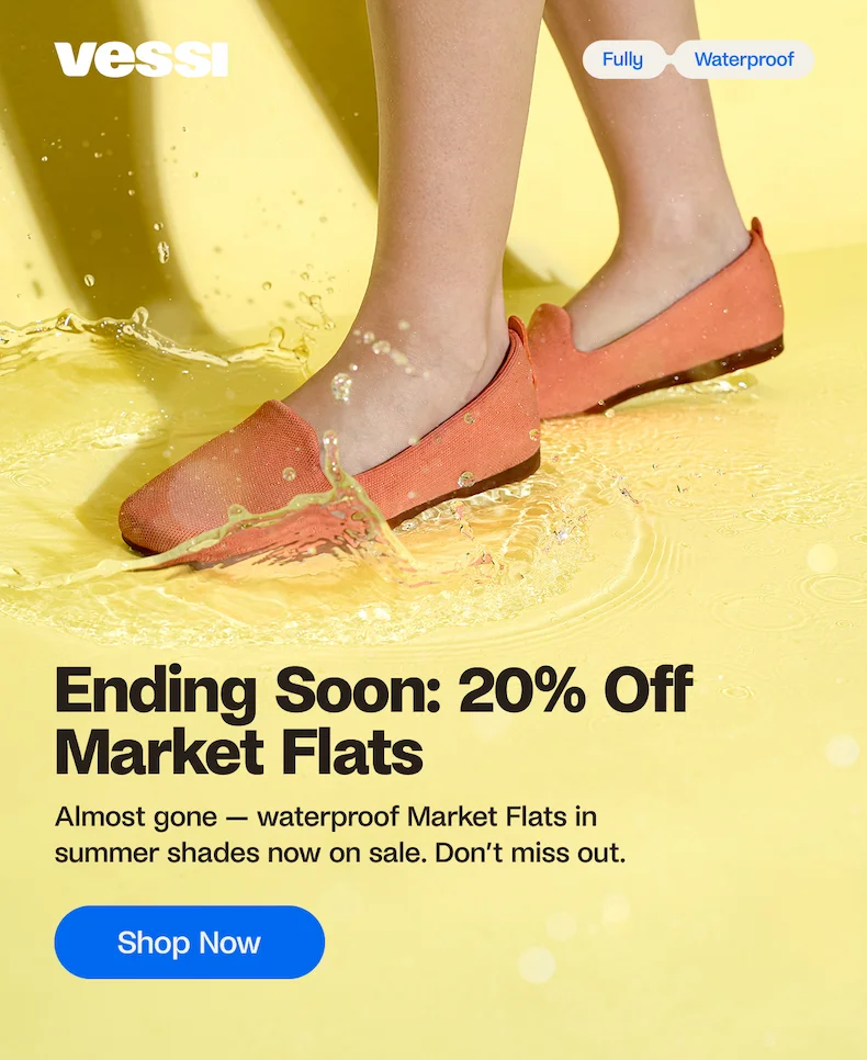 Ending Soon: 20% Off  Market Flats