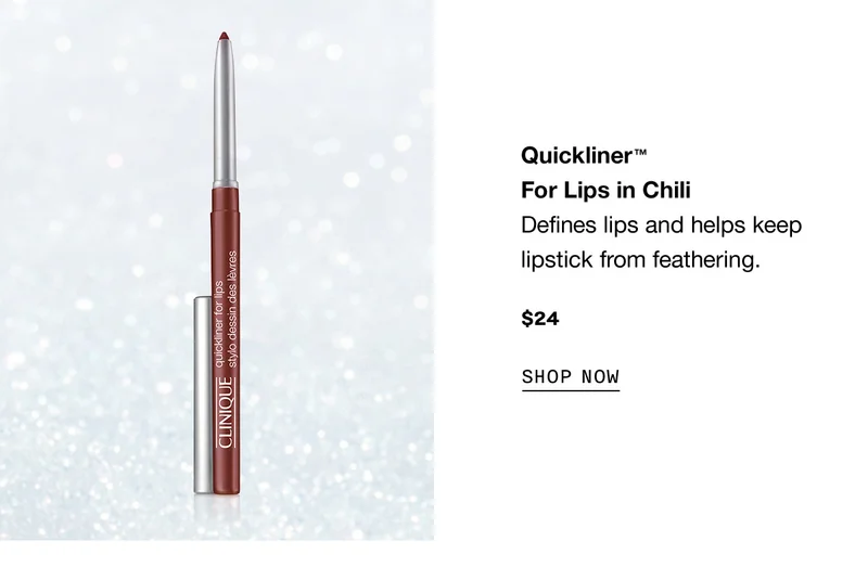 Quickliner™ For Lips in Chili Defines lips and helps keep lipstick from feathering. $24 SHOP NOW
